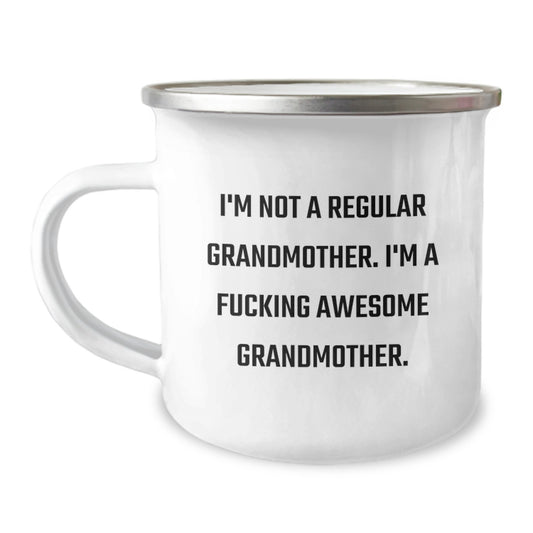 Funny Grandma Gifts from Family, Unique Christmas Unique Gifts for Grandmothers, Awesome Camping Mug - Image 1
