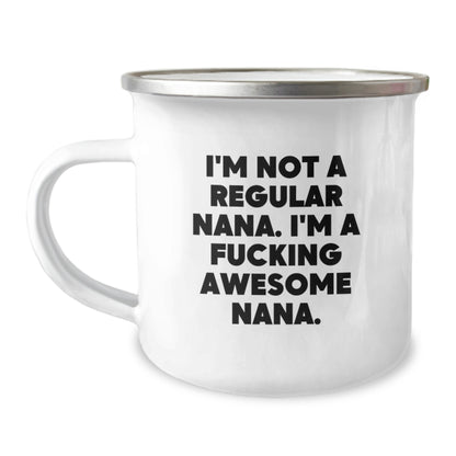 Funny Nana Camping Mug Gifts for Nana from Family on Christmas Unique - Image 1