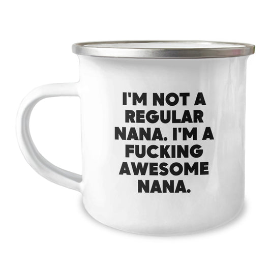 Funny Nana Camping Mug Gifts for Nana from Family on Christmas Unique - Image 1