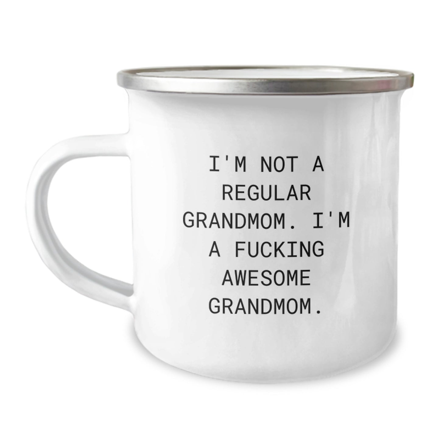Funny Grandmom Gifts from Men to Women, Grandmom Camping Mug with Inspirational Quote, Perfect for Grandmom on Christmas Day - Image 1