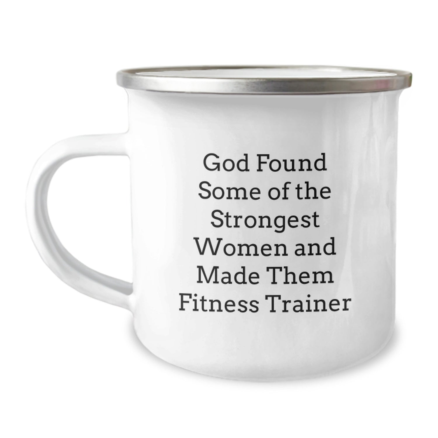 Funny Fitness Trainer Gifts for Women, Unique Camping Mug, Inspirational Quote, Christmas Unique Gifts from Friends to Fitness Trainers - Image 1