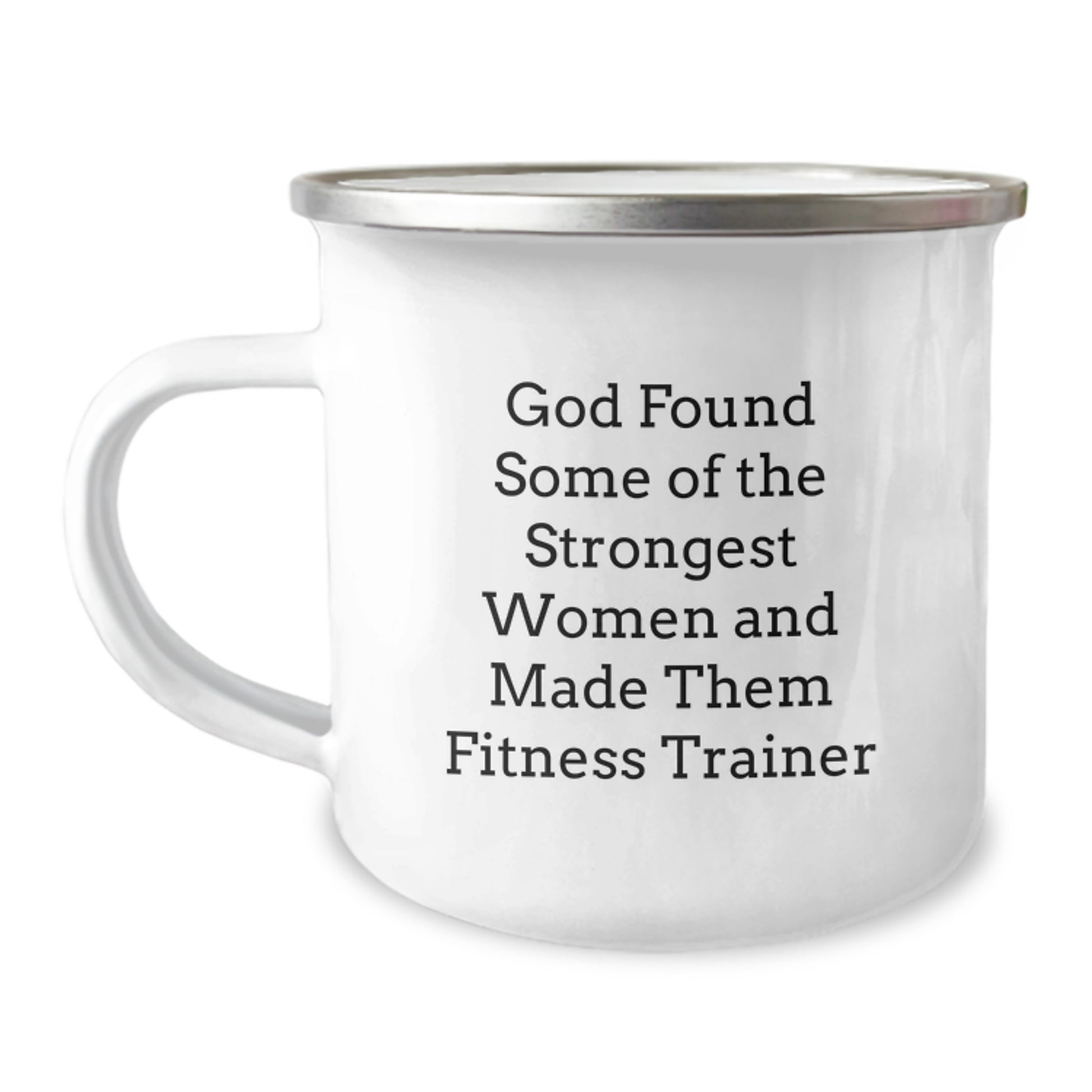 Funny Fitness Trainer Gifts for Women, Unique Camping Mug, Inspirational Quote, Christmas Unique Gifts from Friends to Fitness Trainers - Image 1
