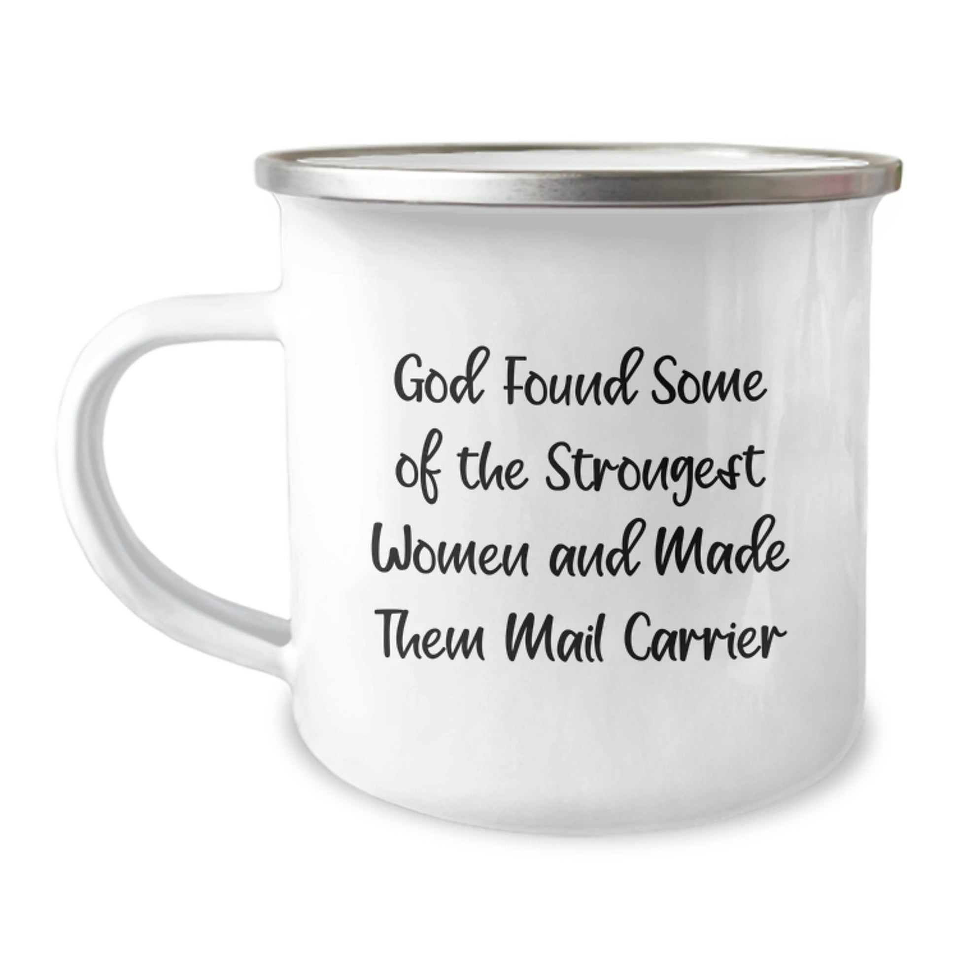 Funny Mail Carrier Gifts from Friends, Inspirational Christmas Unique Gifts for Mail Carrier Women, Camping Mug, Stainless Steel with Enamel Finish - Image 1