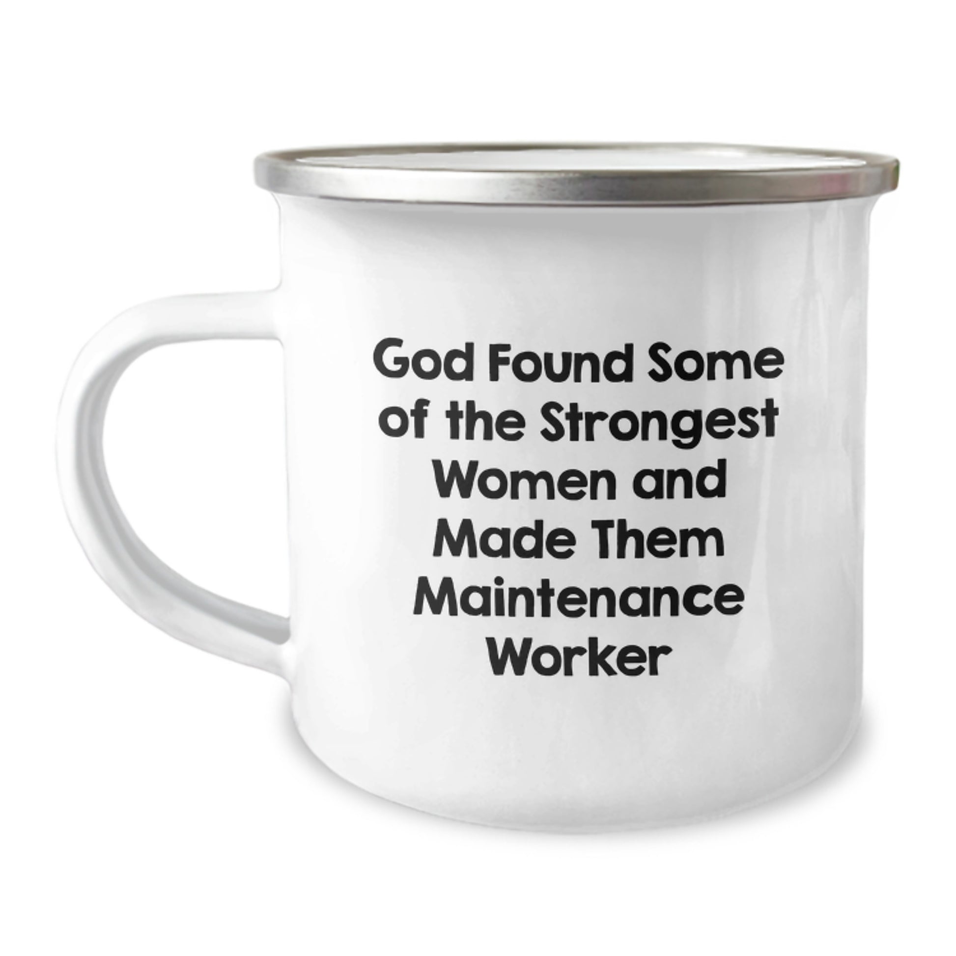Funny Maintenance Worker Gifts for Friends and Family, Camping Mug, Christmas Unique Gifts from God to Men and Women - Image 1