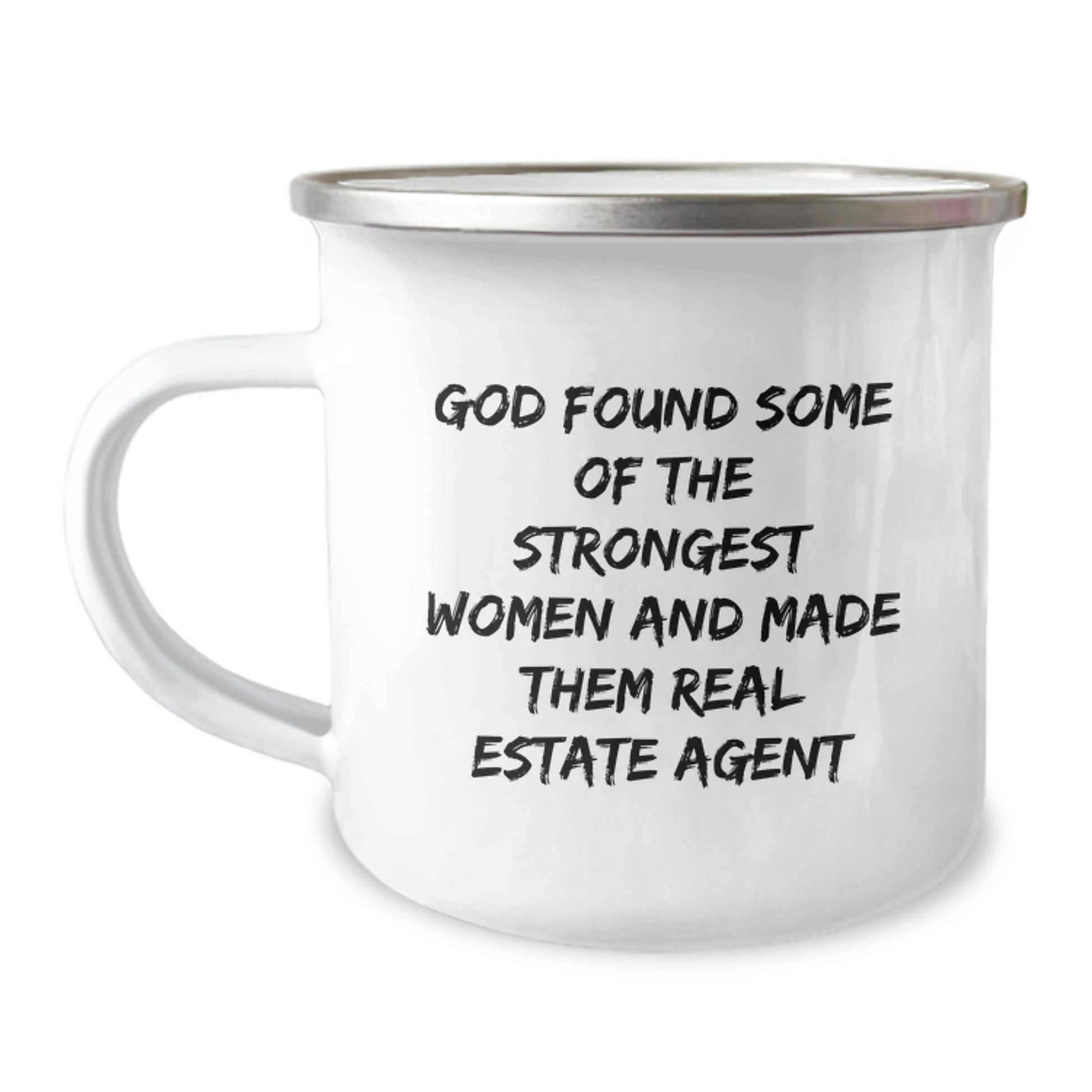 Funny Real Estate Agent Gifts from Women to Friends - Camping Mug for Christmas Unique Presents - Image 1