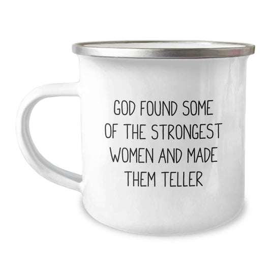 Funny Teller Gifts from Family for Christmas Unique Teller Lover Camping Mug - Image 1