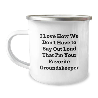 Funny groundskeeper Camping Mug Gifts from Friends for Men, Perfect Christmas Unique - Image 1