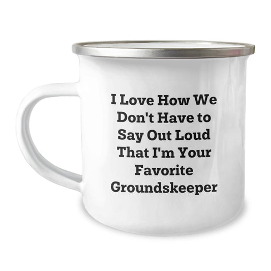 Funny groundskeeper Camping Mug Gifts from Friends for Men, Perfect Christmas Unique - Image 1