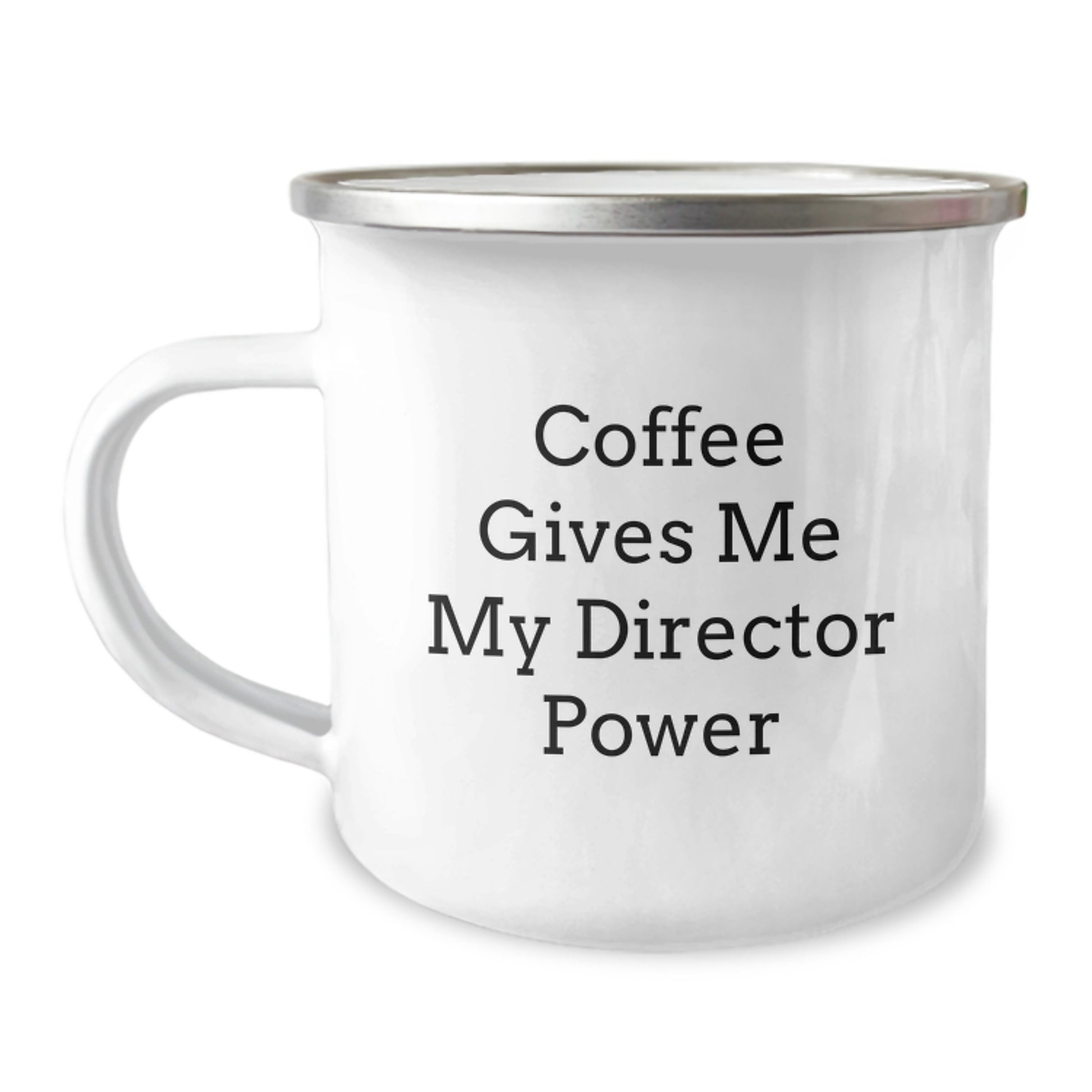 Funny Director Gifts from Men to Women, Christmas Unique Director Mugs, Camping Mug for Director Enthusiasts, Coffee Gives Me My Director Power - Image 1