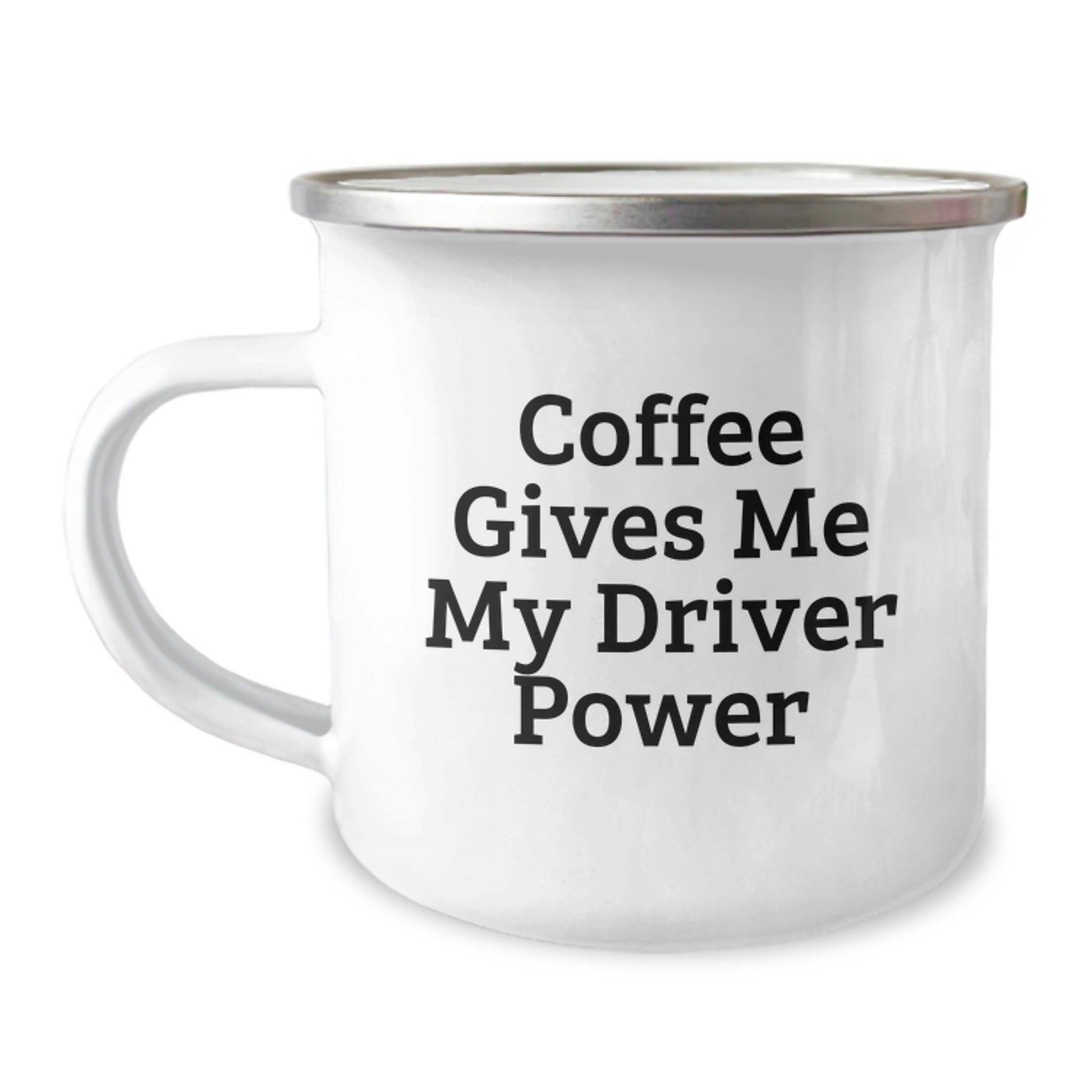 Funny Driver Camping Mug, Christmas Unique Gifts for Driver Friends, Coffee and Camping Lover - Image 1