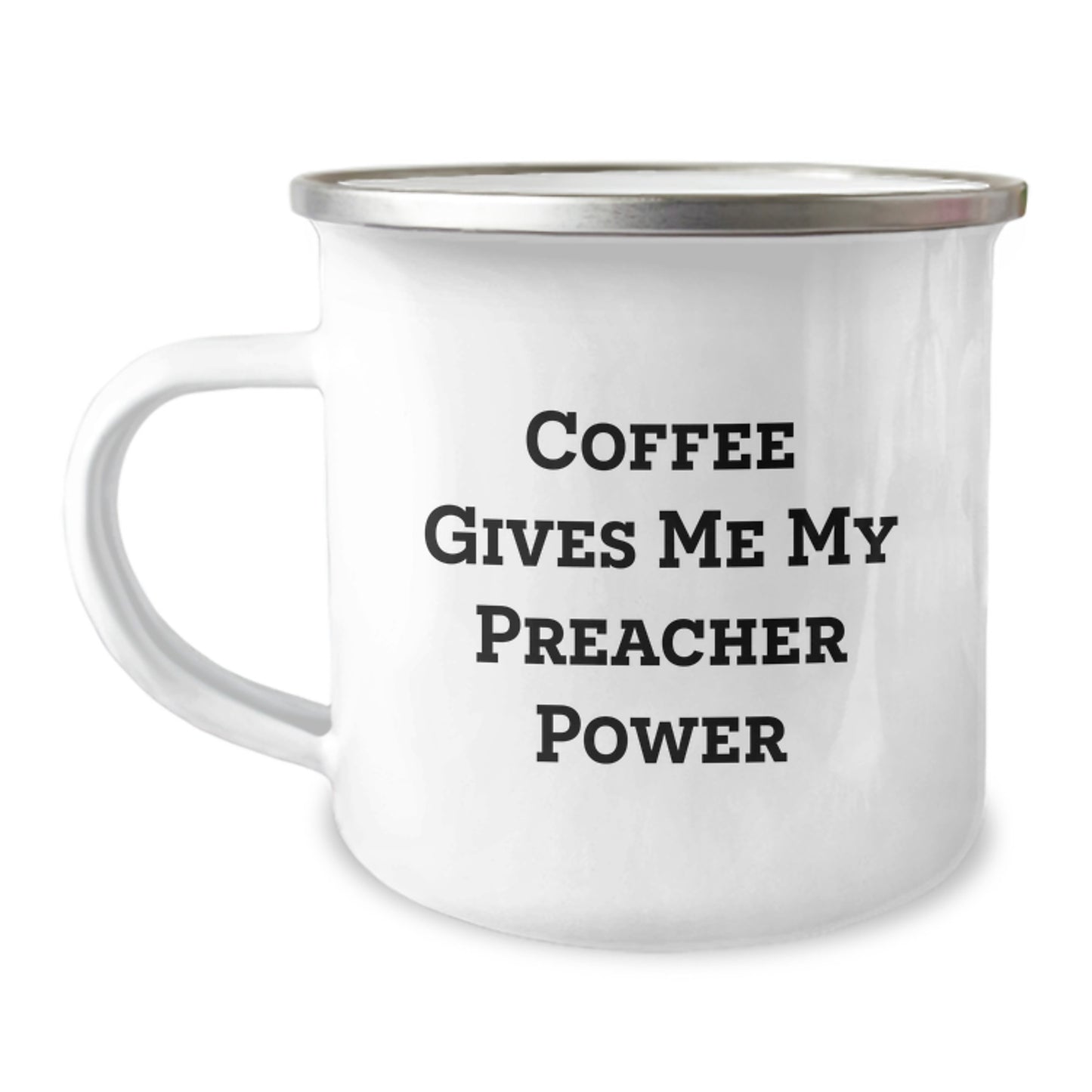 Funny Preacher Gift, Coffee Lover Mug, Camping Mug for Preacher Friends Christmas Unique Gifts from Men to Women - Image 1