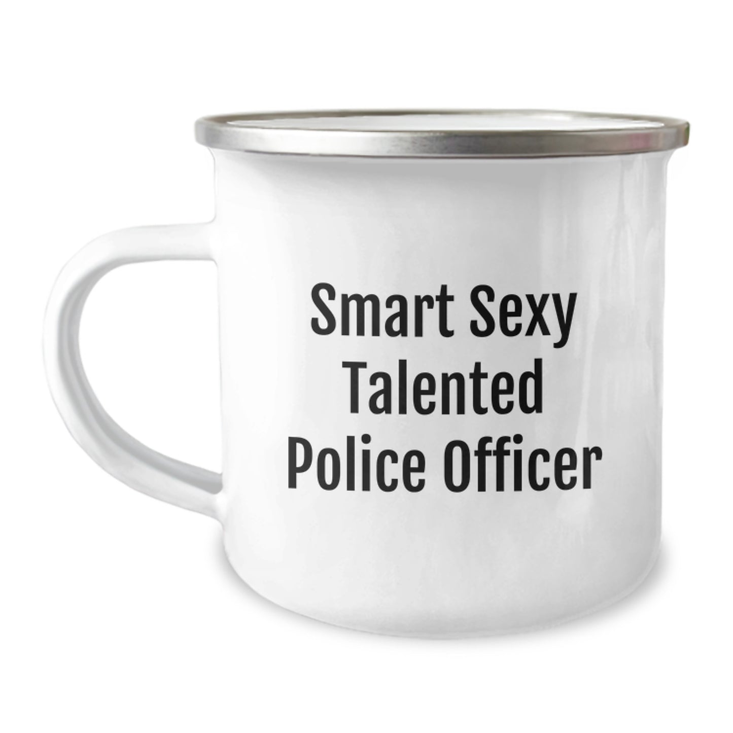 Unique Gifts for Police Officer Men, Funny Camping Mug for Police Officer Lovers, Smart Sexy Talented Police Officer Christmas Unique Gifts from Friends - Image 1