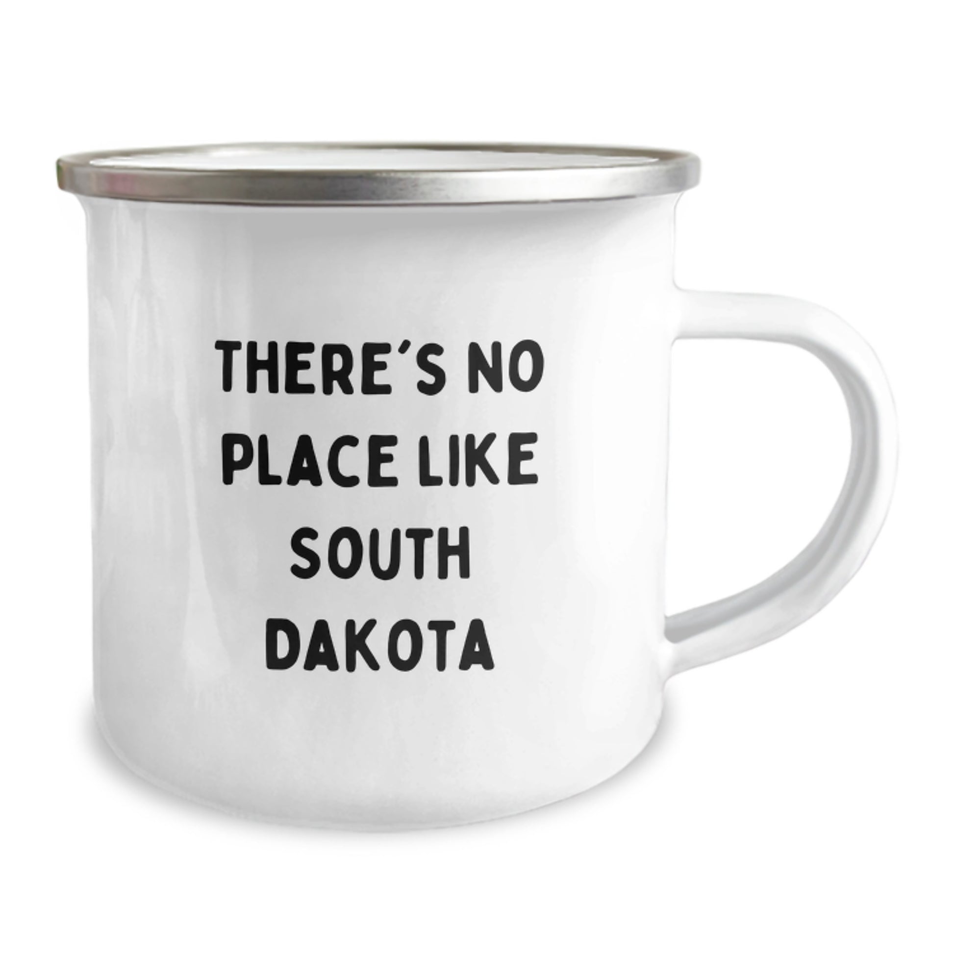 Gifts from Friends and Family, Unique South Dakota Christmas Mugs, Funny Camping Mugs with There's No Place Like South Dakota Quote - Image 2