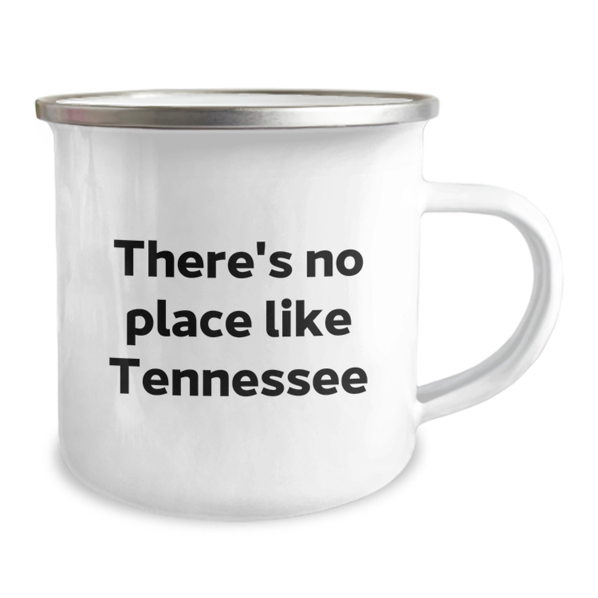 Tennessee Christmas Unique Gifts from Friends and Family, Funny Quote 'There's No Place Like Tennessee' Camping Mug for Men Women - Image 2