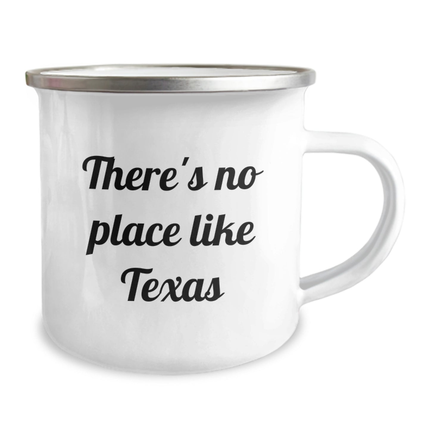 Texas Gifts for Men - Funny 'There's No Place Like Texas' Camping Mug for Christmas Unique Gifts from Family - Image 2