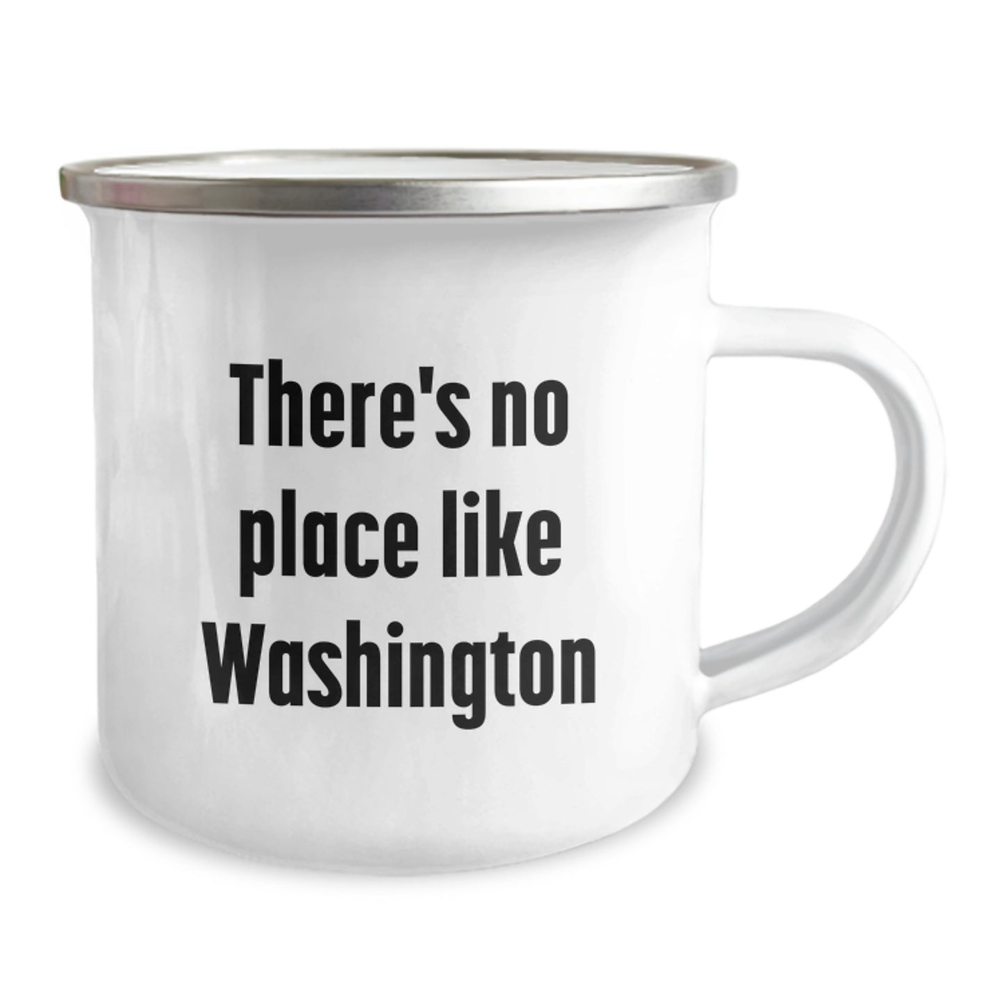 Washington Camping Mug, 'There's No Place Like Home in Washington', Christmas Unique Gifts for Friends, Coworkers, or Family Members from Washington - Image 2