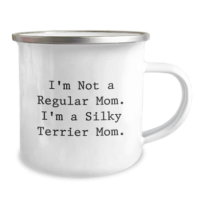 Funny Silky Terrier Mom Gifts from Mom for Christmas Unique Gifts Men Women Friends Family - I'm Not A Regular Mom. I'm A Silky Terrier Mom. Silky Terrier Dog Camping Mug - Image 2