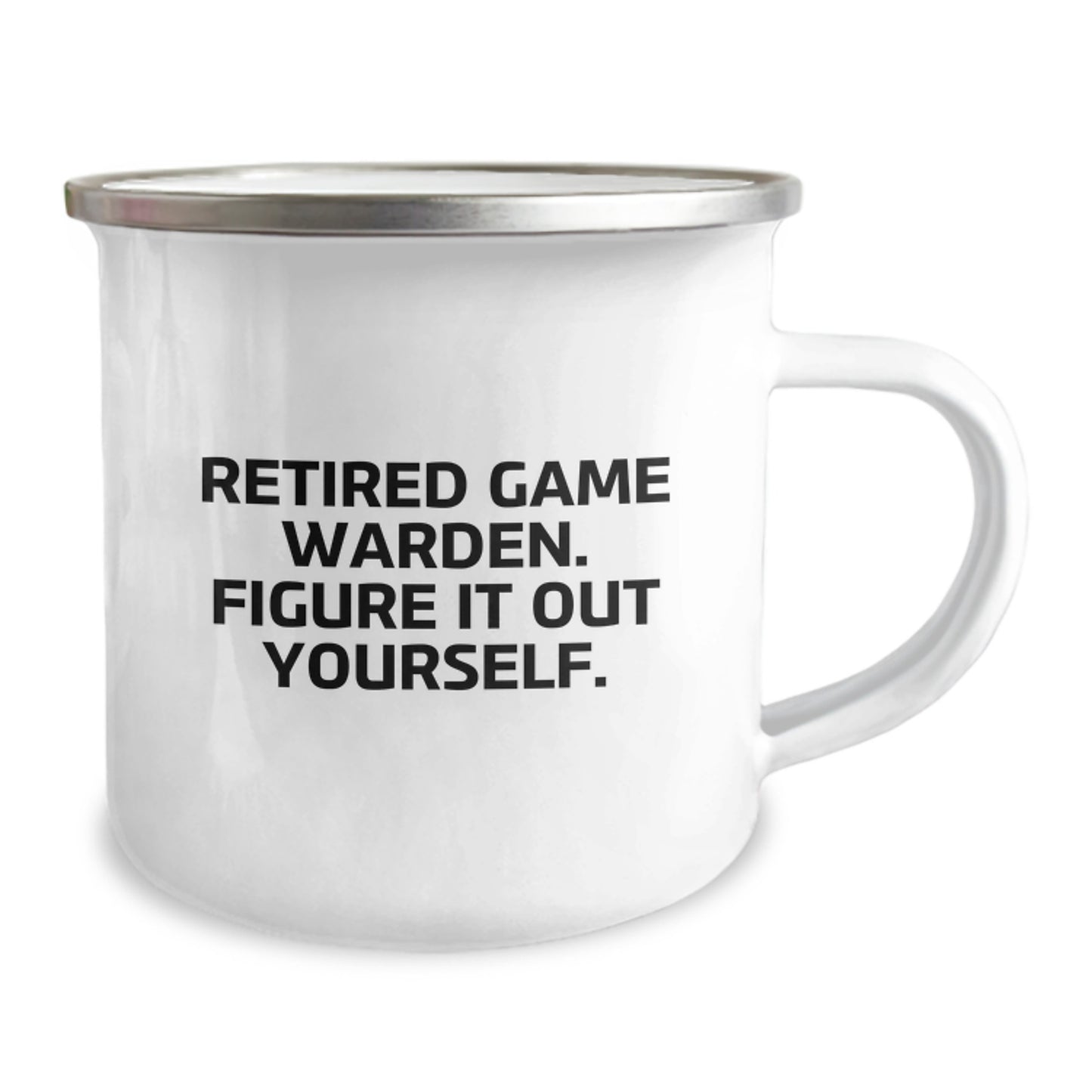 Funny Game Warden Christmas Unique Gifts from Men for Game Wardens, Unique Camping Mug, Retired Game Warden Figure It Out Yourself - Image 2