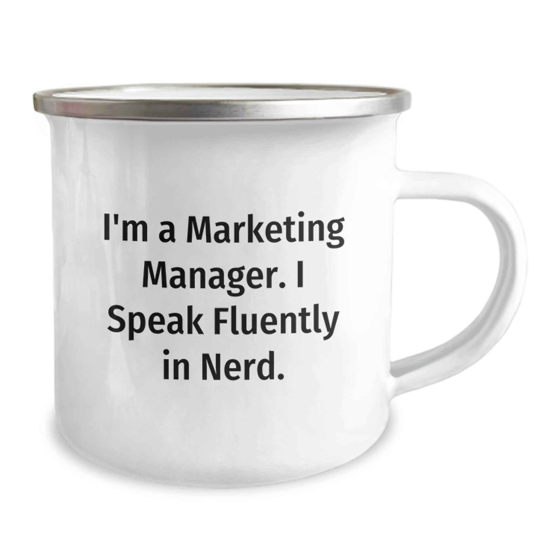 Funny Marketing Manager Gifts from Men - I'm A Marketing Manager. I Speak Fluently In genius. - Unique Christmas Unique Gifts for Marketing Managers - Image 2