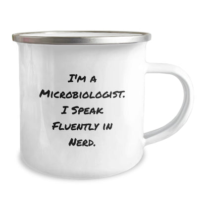 Funny Gifts from Friends for Microbiologist Camping Mug | genius Quote, Christmas Unique Gifts - Image 2