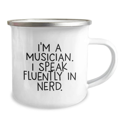 Unique Musician Gifts from Friends for Men - Funny Camping Mug - Image 2