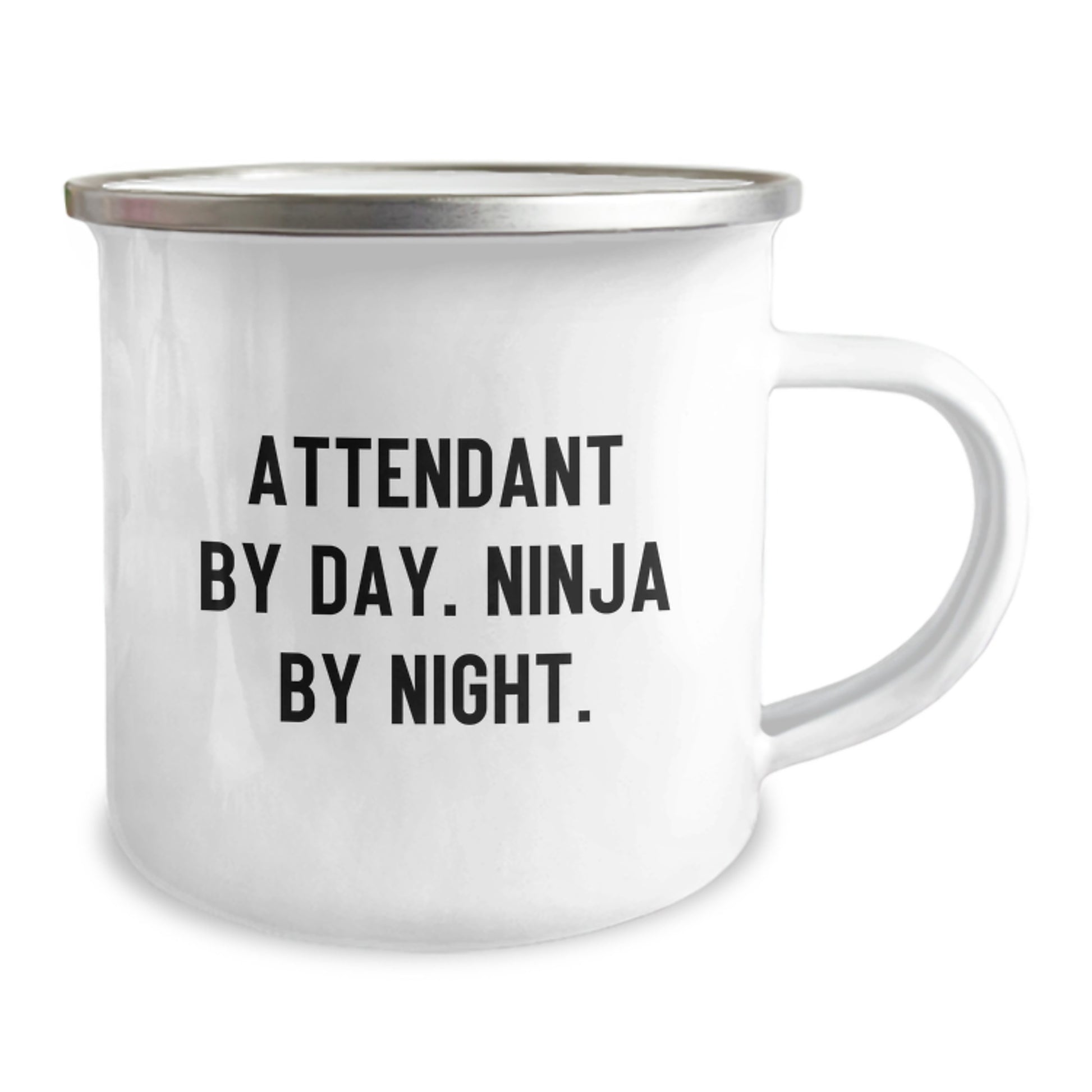 Funny Attendant Gifts for Men - Attendant By Day. Ninja By Night. Christmas Unique Mugs for Attendant Lovers from Friends - Image 2