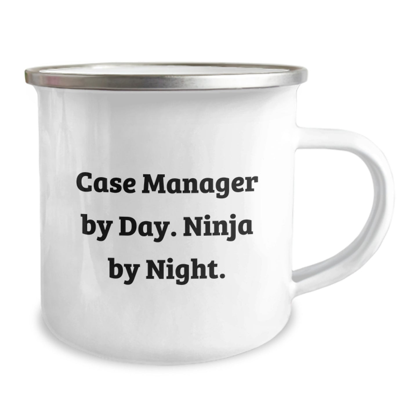Funny Case Manager Gifts for Men, Camping Mug Case Manager By Day Ninja By Night, Unique Christmas Unique Gifts from Friends - Image 2