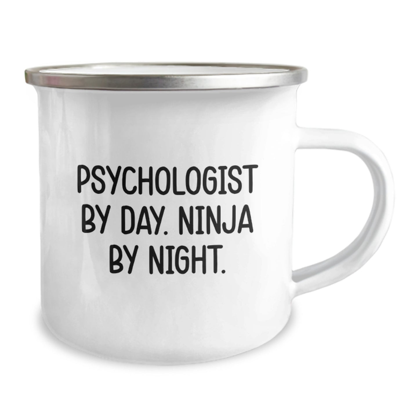 Psychologist Gifts from Friends for Christmas Unique Fun Quote Camping Mug - Image 2