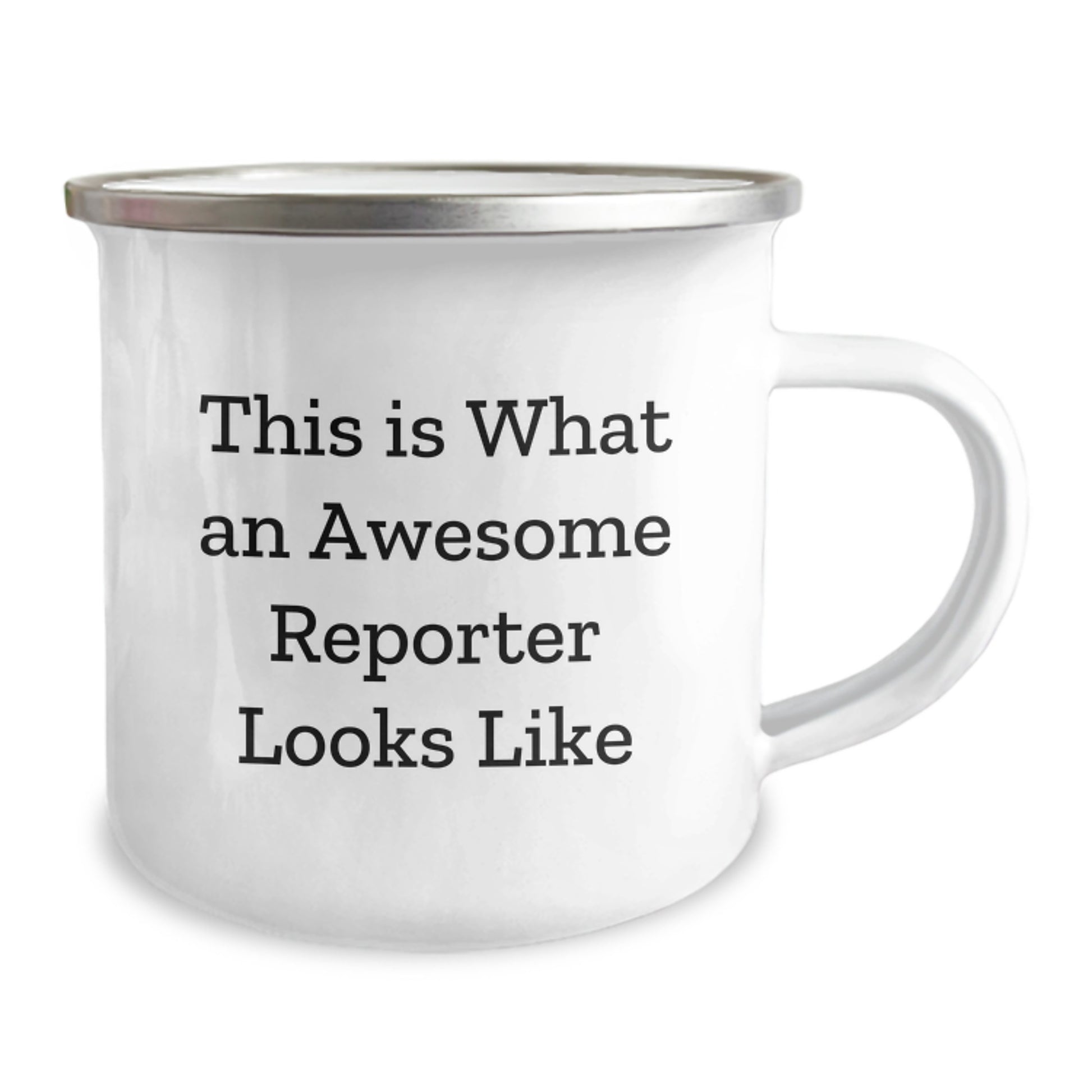 Funny Reporter Gifts for Men, This Is What An Awesome Reporter Looks Like - Funny Camping Mug for Christmas Unique Gifts from Friends to Reporter - Image 2