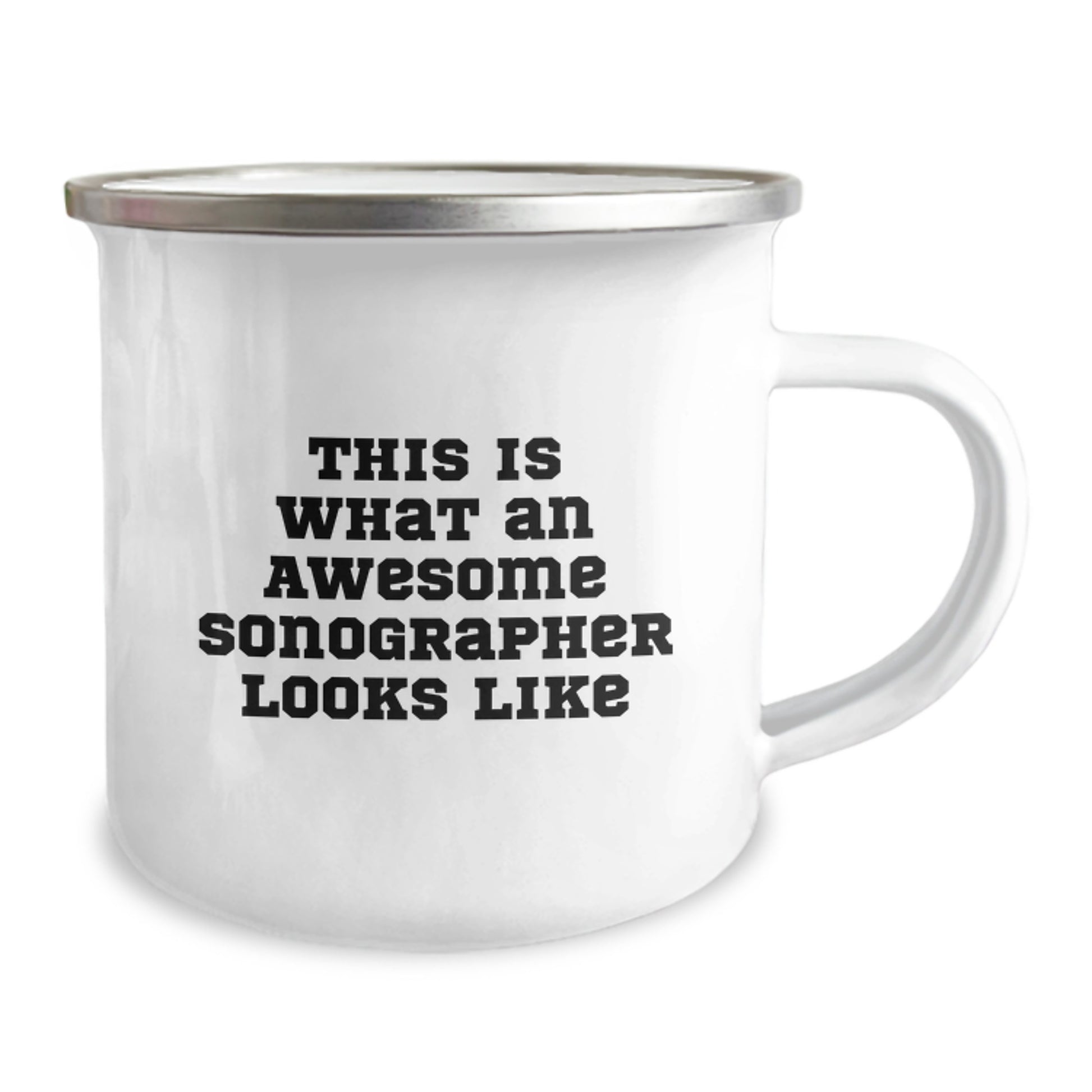 Funny Sonographer Gifts from Friends for Christmas Unique Mugs - Sonographer Quotes, Camping Mug, This Is What An Awesome Sonographer Looks Like - Image 2