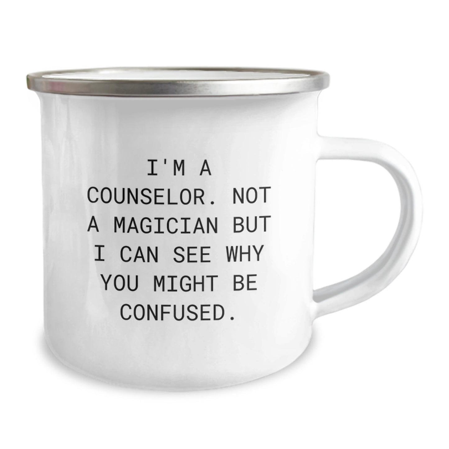 Funny Counselor Gifts for Men, Unique Camping Mug for Counselor Friends, Christmas Unique Presents from Men - Image 2