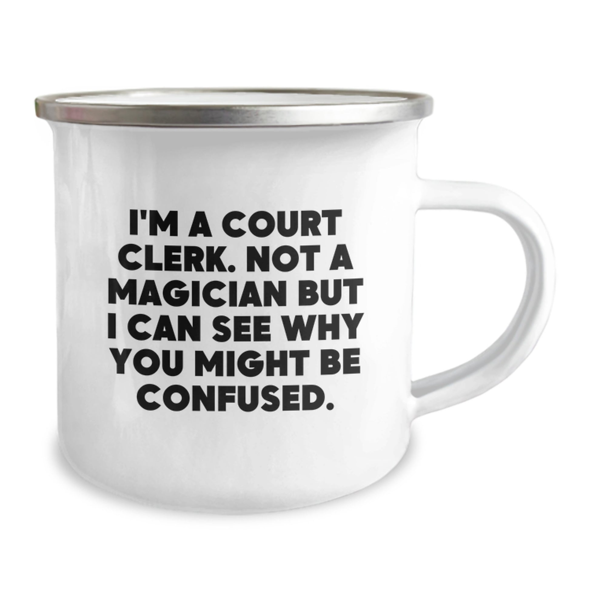 Funny Gift for Court Clerk, Court Clerk Humor, Camping Mug for Men or Women, Christmas Unique Gifts from Coworkers to Family - Image 2
