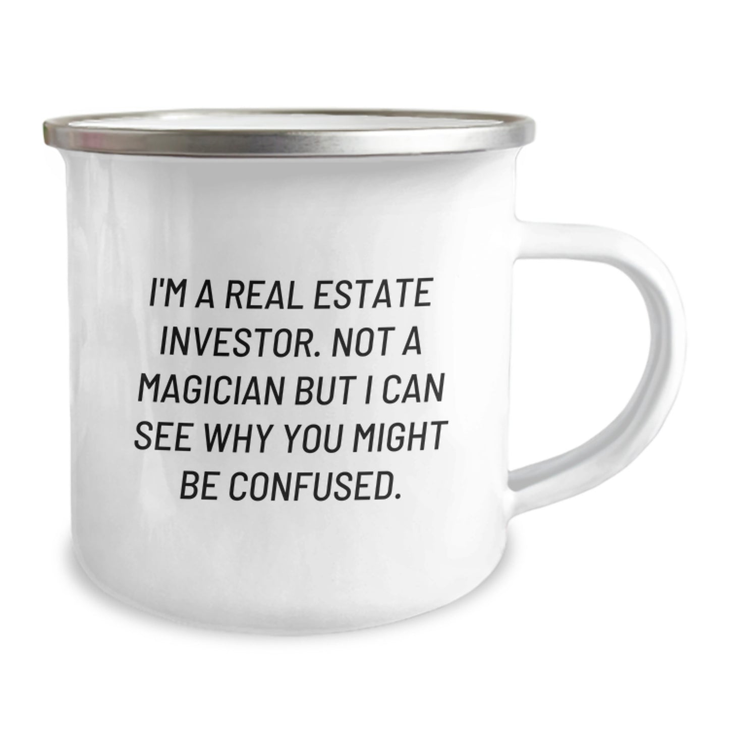 Gifts from Real Estate Investors for Men - Funny Camping Mug for Christmas Unique Presents from Friends - Image 2