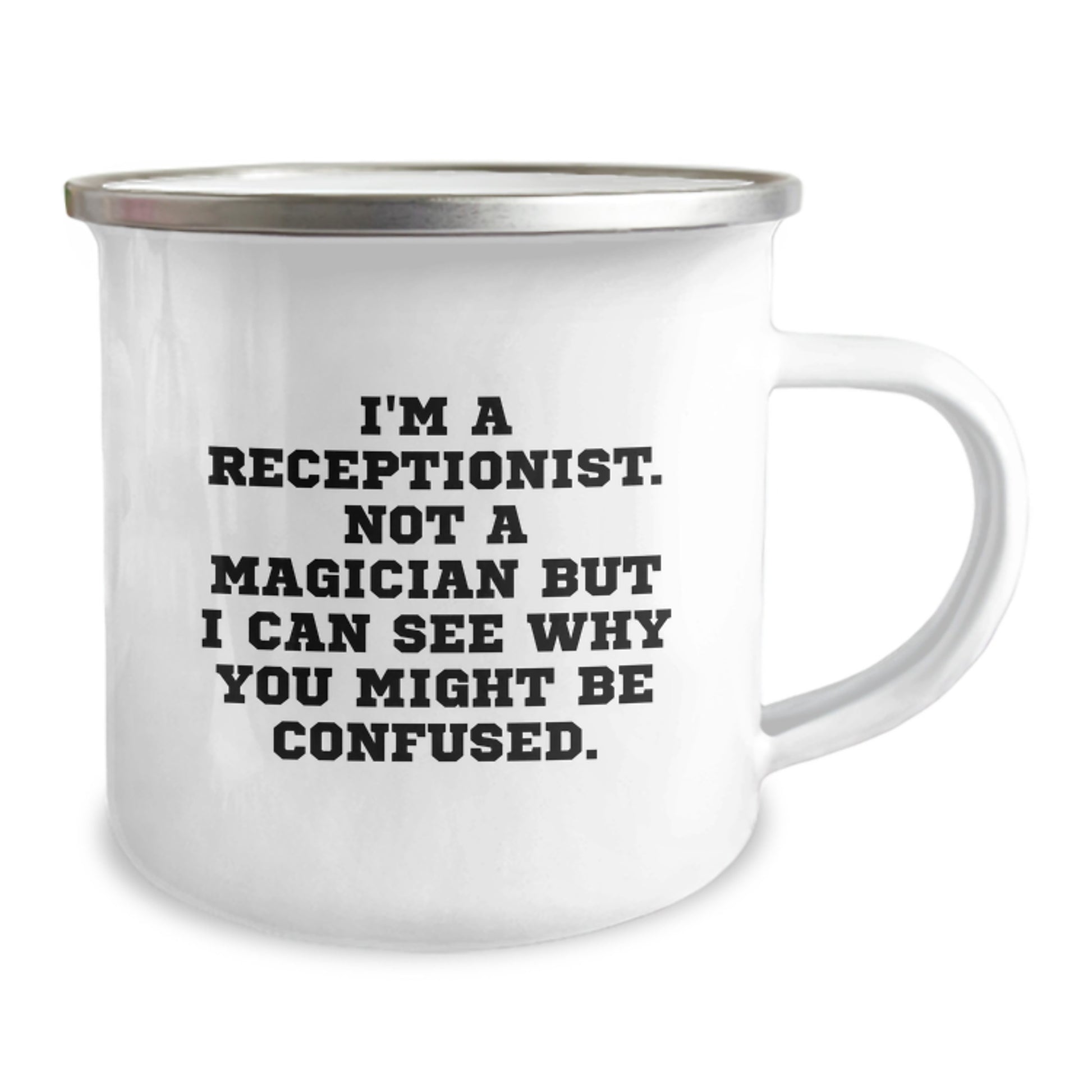 Funny Receptionist Gifts for Men - I'm A Receptionist - Christmas Unique Mugs from Coworkers - Image 2