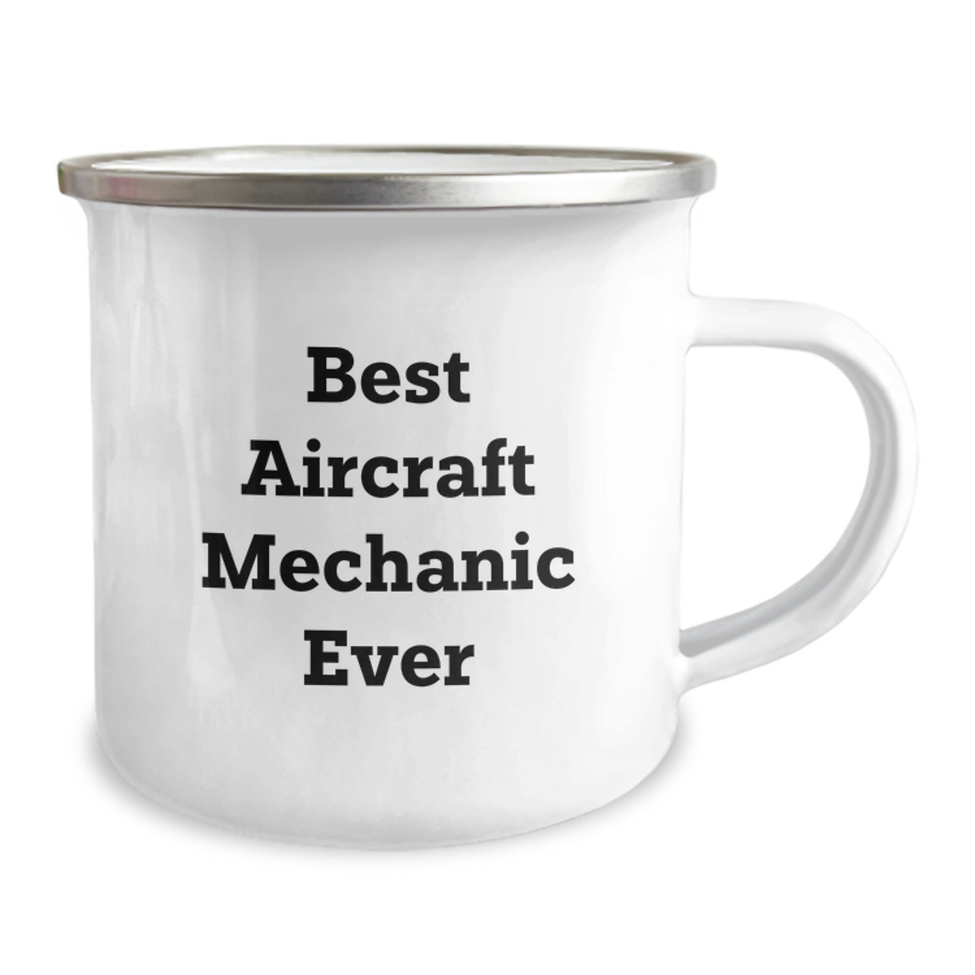 Funny Aircraft Mechanic Gifts for Men, Best Aircraft Mechanic Ever Camping Mug, Unique Christmas Unique Gifts from Men to Friends, Stainless Steel with Enamel Finish - Image 2