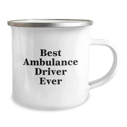 Funny Ambulance Driver Gifts for Men - Best Ambulance Driver Ever Camping Mug, Christmas Unique Gifts from Family, Friends to Ambulance Driver, Ambulance Driver Lover Coffee Mug - Image 2