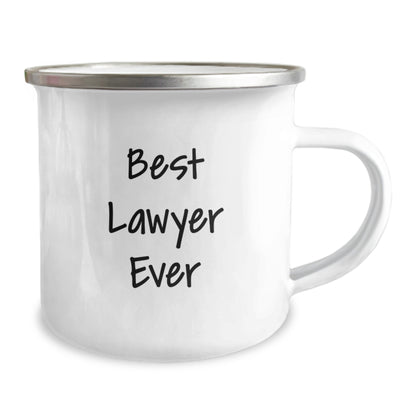 Funny Gifts from Friends for Lawyer - Best Lawyer Ever Inspired Camping Mug, Unique Christmas Funny Lawyer Gifts, Lawyer Birthday - Image 2