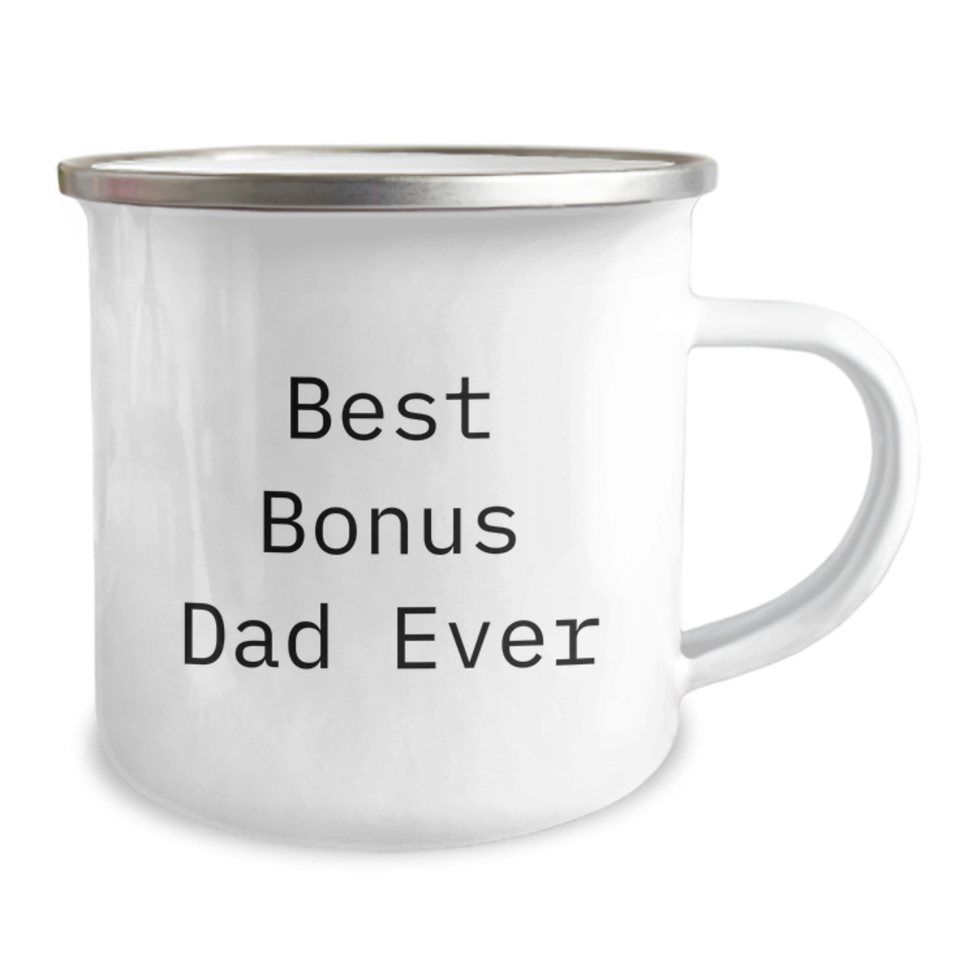 Funny Bonus Dad Gifts for Men, Best Bonus Dad Ever Camping Mug, Christmas Unique Gifts from Dad to Son - Image 2