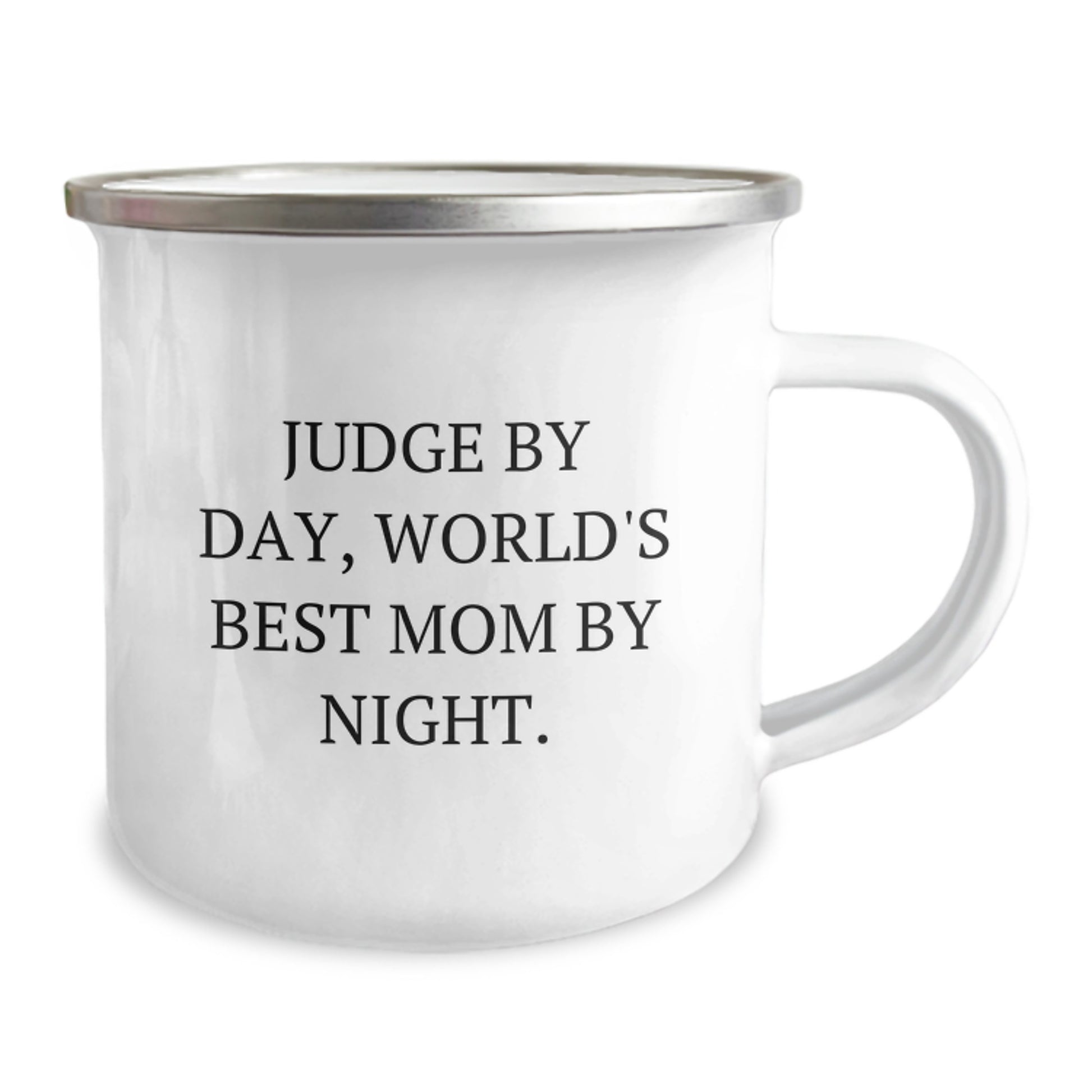 Funny Judge Gifts from Family - Camping Mug for Judge By Day, World's Best Mom By Night. Christmas Unique Gifts - Image 2