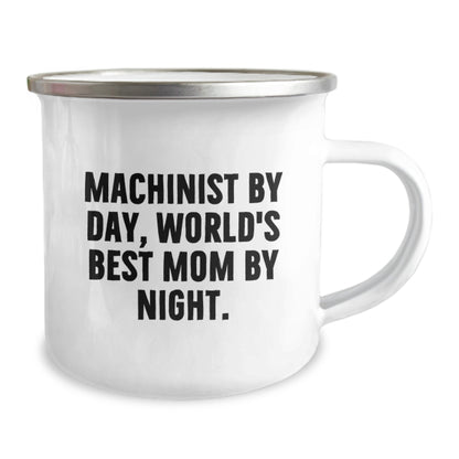 Funny Machinist Gifts from Mom - Unique Camping Mugs for Machinist Men - Christmas Unique Gifts for Machinist Fathers - Image 2