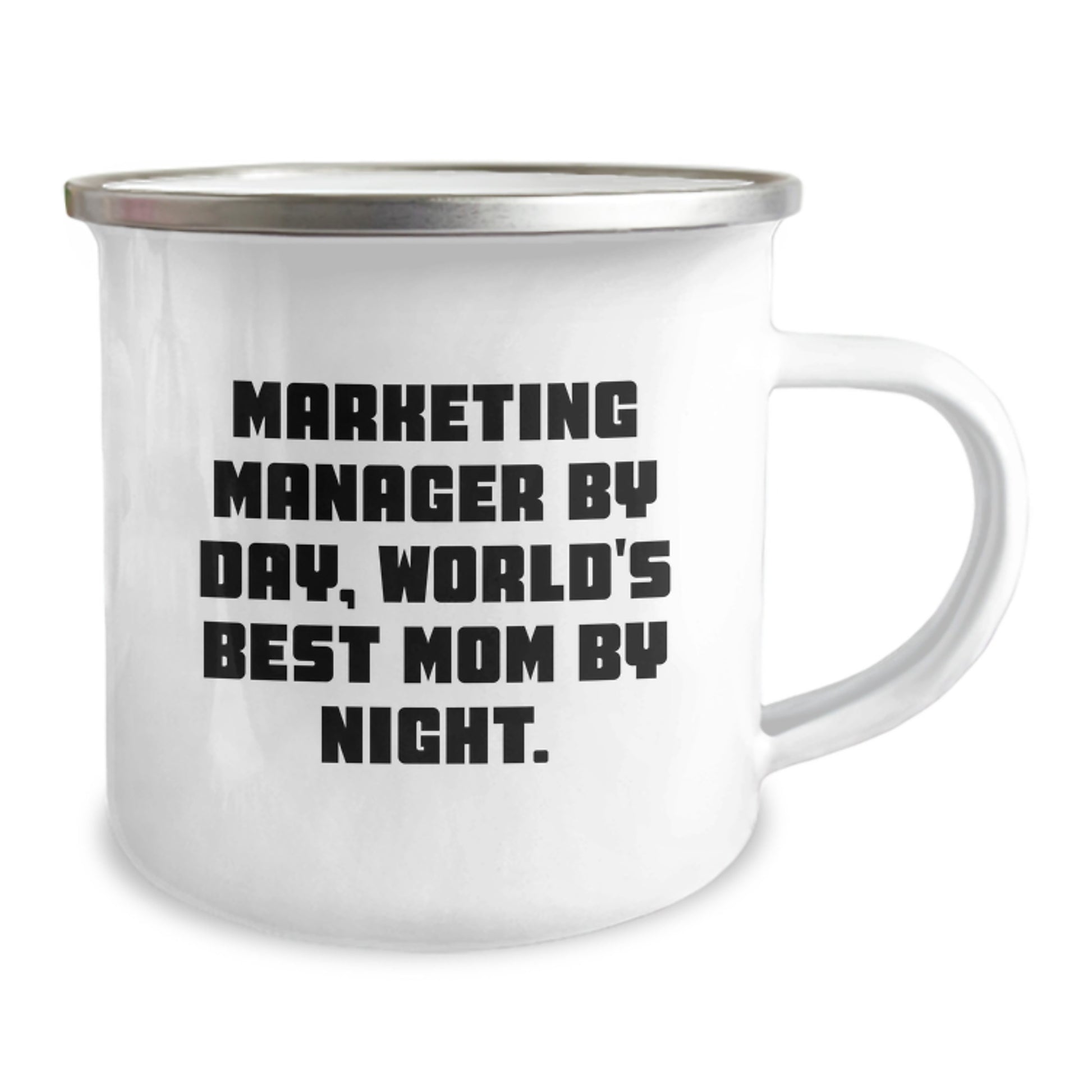 Gifts from Dad to the World's Best Marketing Manager Mom - Unique Valentine's Camping Mugs for Marketing Moms, Funny Mom Quotes, Marketing Manager Gifts, Stainless Steel Mugs for Outdoor Enthusiasts - Image 2