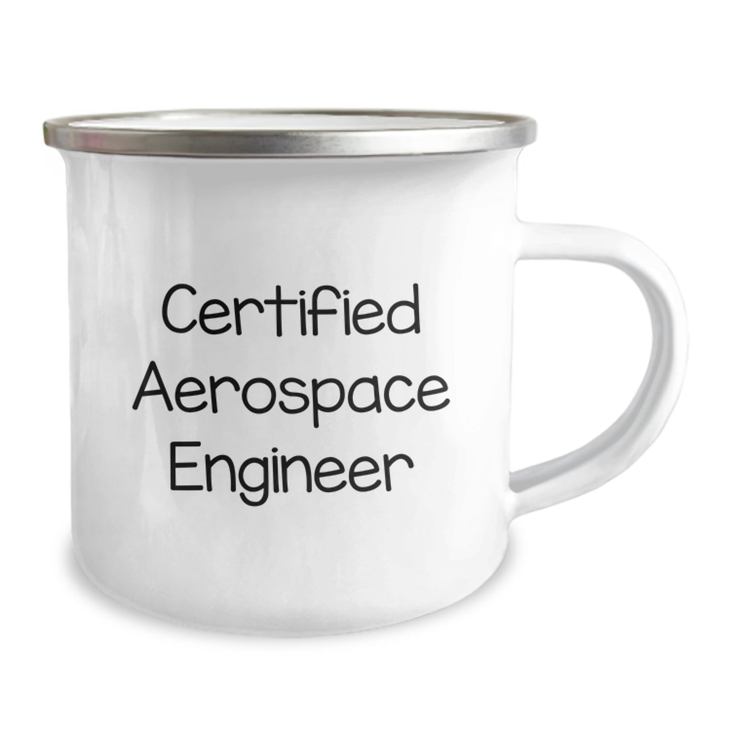 Aerospace Engineer Funny Gifts from Friends to Men Graduation Unique Mugs with Quote Certified Aerospace Engineer - Image 2