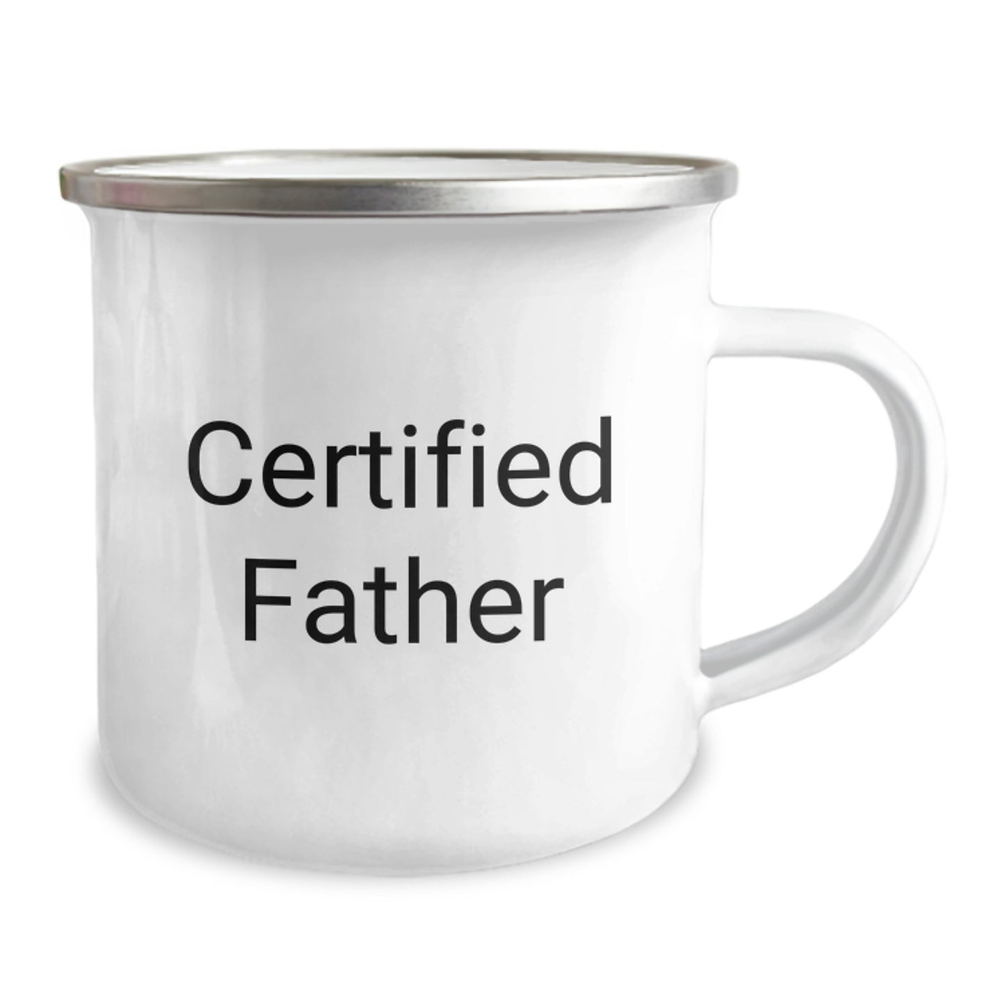 Funny Gift for Dads, Certified Father Camping Mug, Unique Christmas Unique Gifts from Family for Father - Image 2