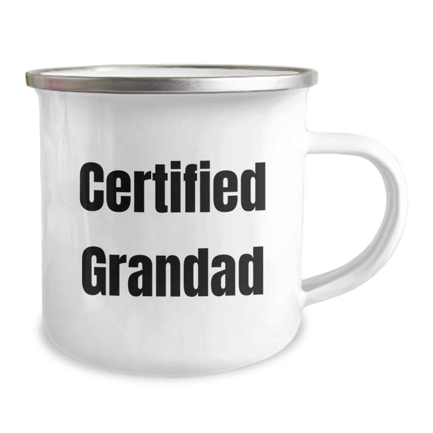 Funny Grandad Gifts, 'Certified Grandad' Camping Mug, Valentine's Unique Gifts for Grandad Men - Image 2