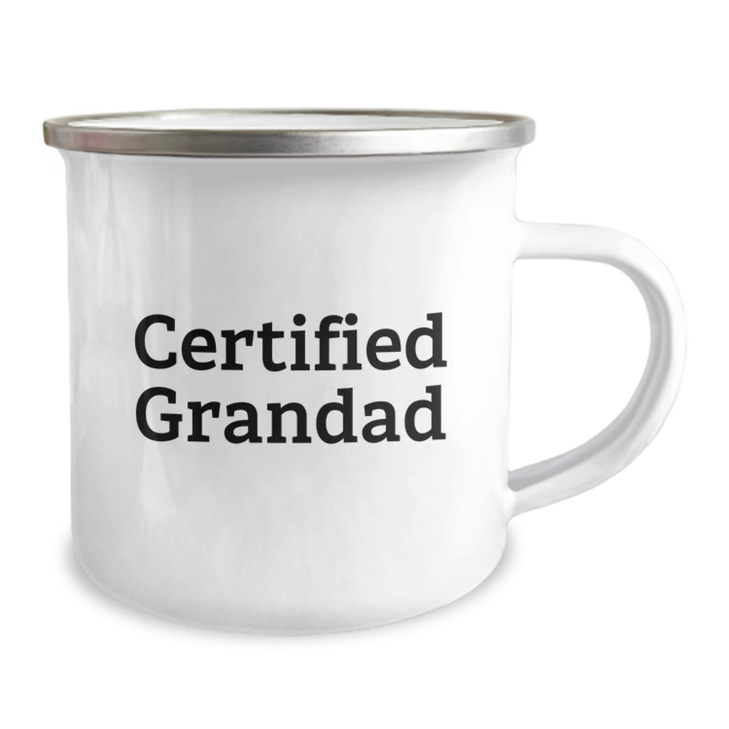 Funny Grandad Gifts, Camping Mug for Grandad, 'Certified Grandad' Quote, Christmas Unique Gifts from Grandad Enthusiasts to Grandad - Image 2