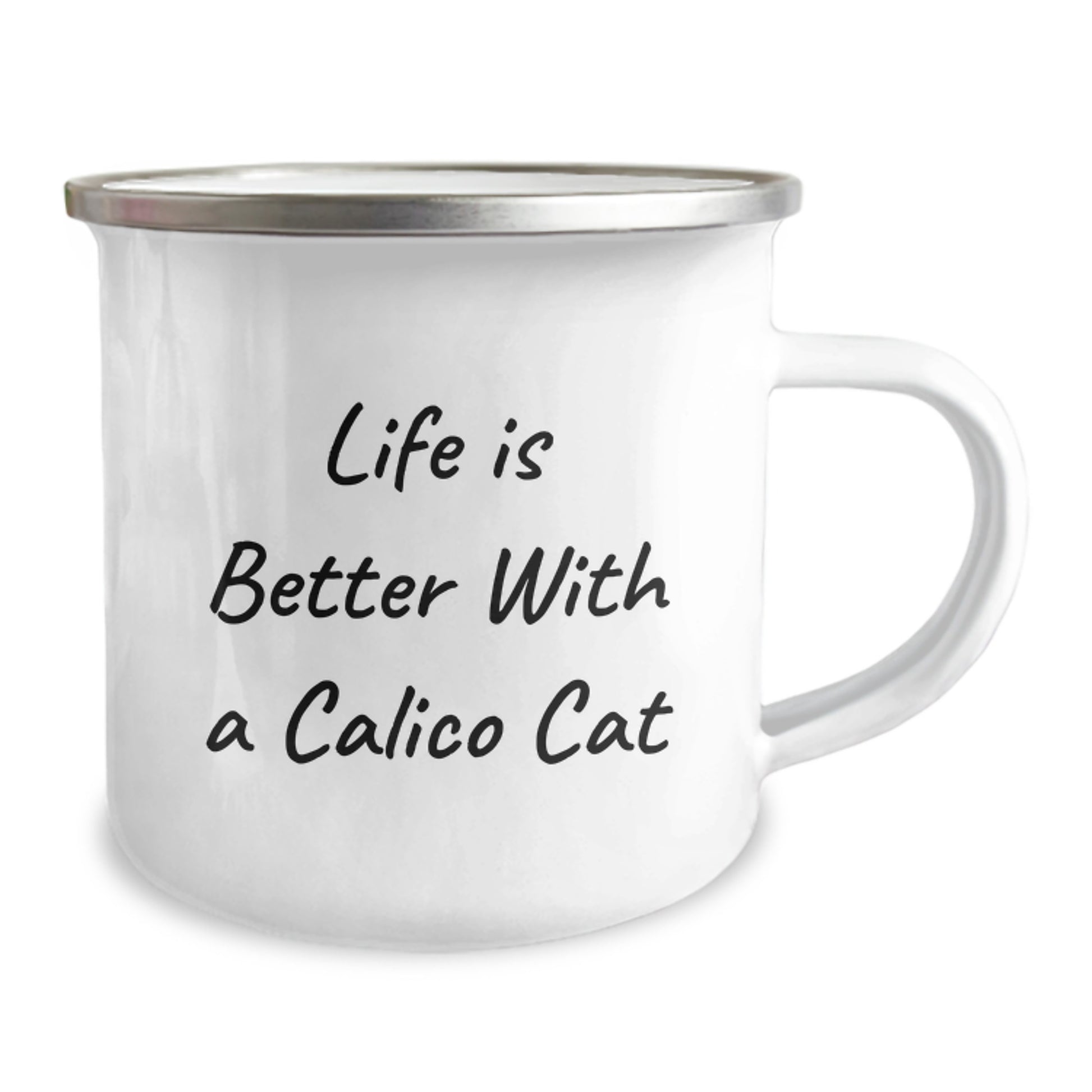 Calico Cat Camping Mug Life Is Better Funny Quote Birthday Unique Gift for Friends, Unique Gifts from Family, Perfect for Calico Cat Enthusiasts, Birthday Unique Gifts - Image 2