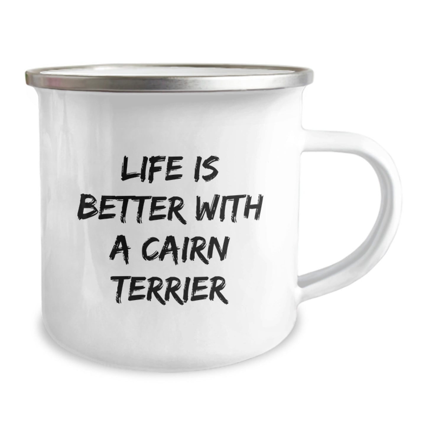 Funny Cairn Terrier Dog Lover Gifts from Men Valentine's Unique Ideas for Cairn Terrier Dog Owners Camping Mug - Image 2