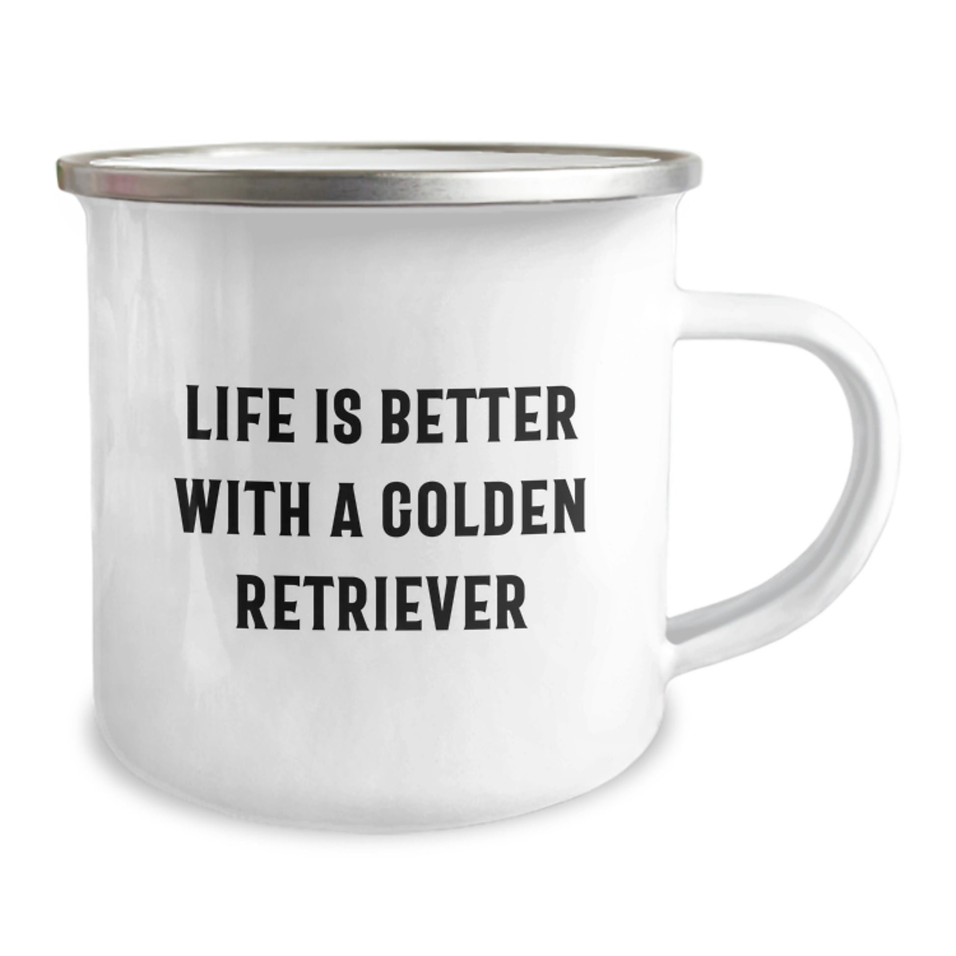 Funny Golden Retriever Dog Gifts from Men to Friends, Valentine's Unique Camping Mug with Life Is Better With A Golden Retriever Quote, Golden Retriever Dog Lover Mug - Image 2