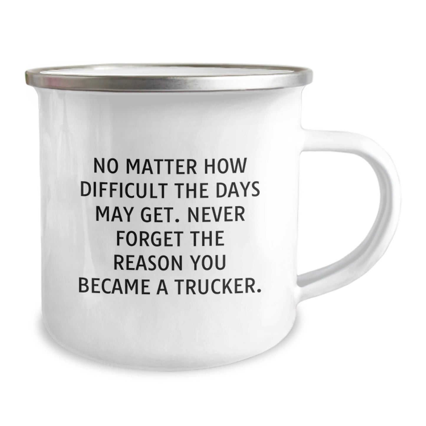 Trucker Humor Gifts from Friends - Inspirational Trucker Camping Mug for Birthday Unique Gifts for Men - Image 2
