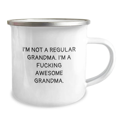 Funny Grandma Gifts from Family - Grandma Camping Mug - 'I'm A F--king Awesome Grandma' - Unique Christmas Unique Gifts for Grandma - Image 2